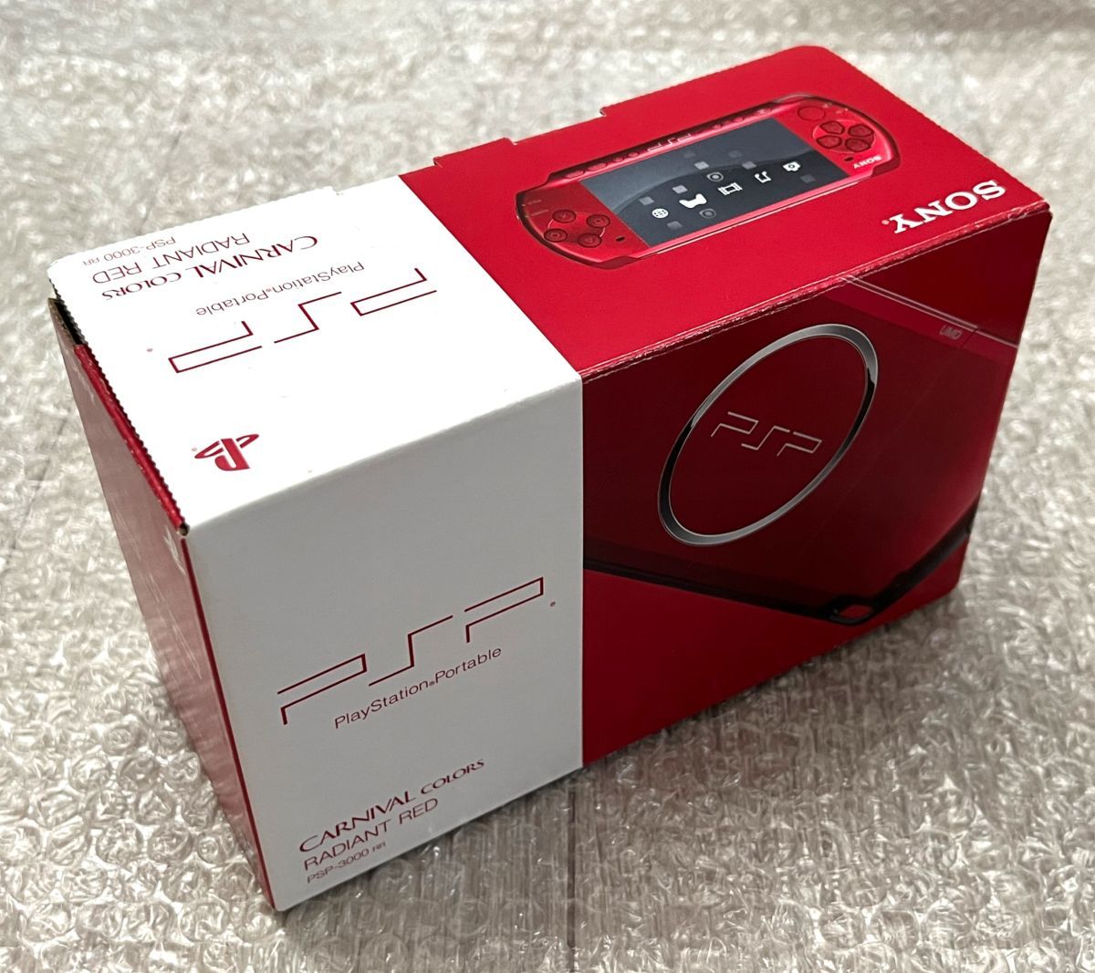 美品・動作確認済み・最終型〉PSP-3000 本体ラディアントレッド＋