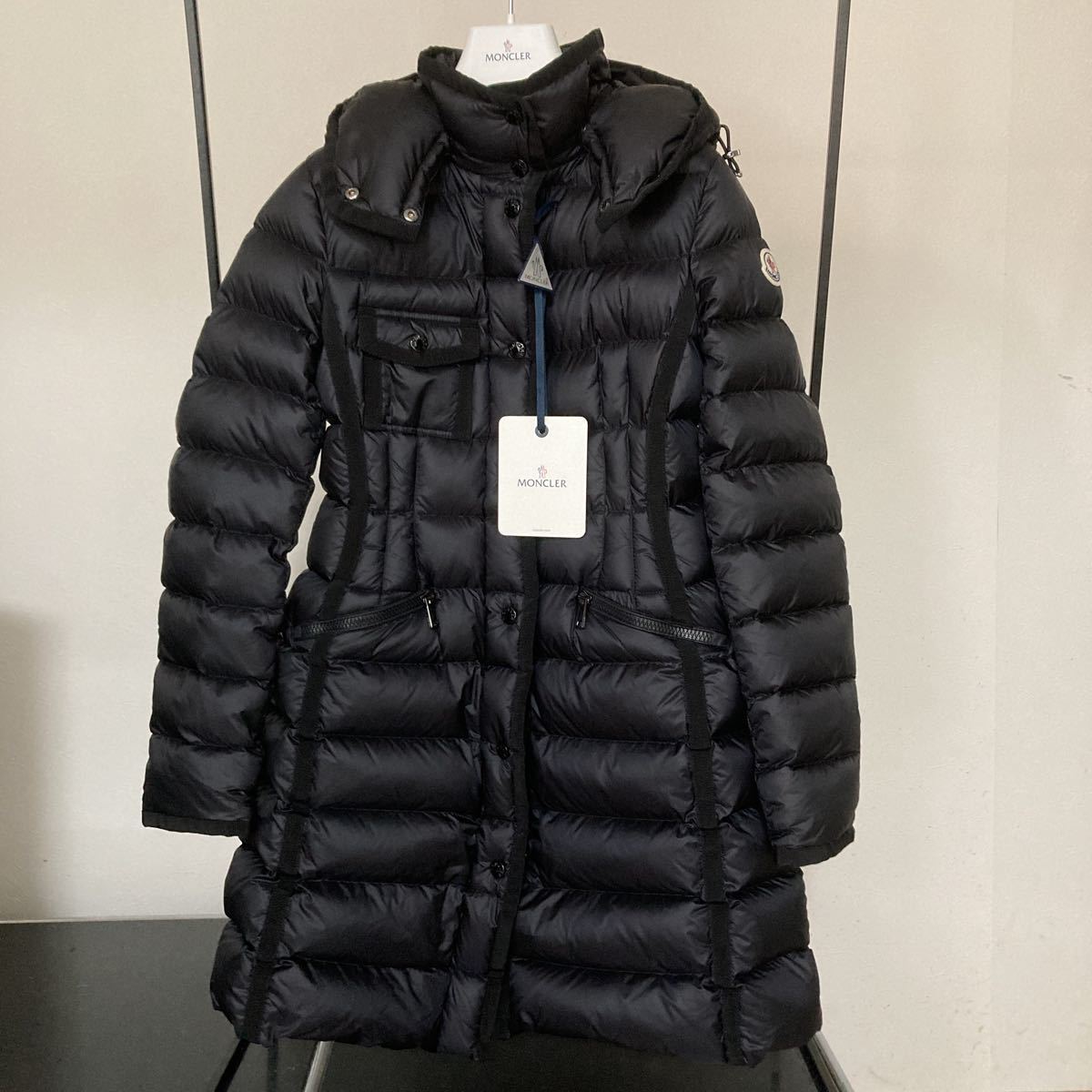 MONCLER モンクレール エルミン 定番 ブラック 0 23〜24AW未使用品