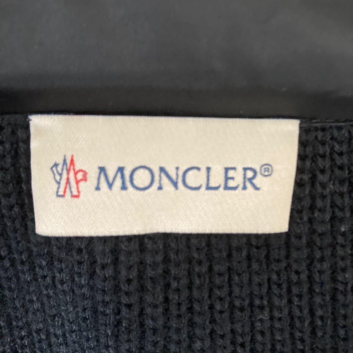 モンクレール 定番ハイブリッドダウンニット XXL ブラック 美品 モンクレール 定番ハイブリッドダウンニット XXL ブラック 美品