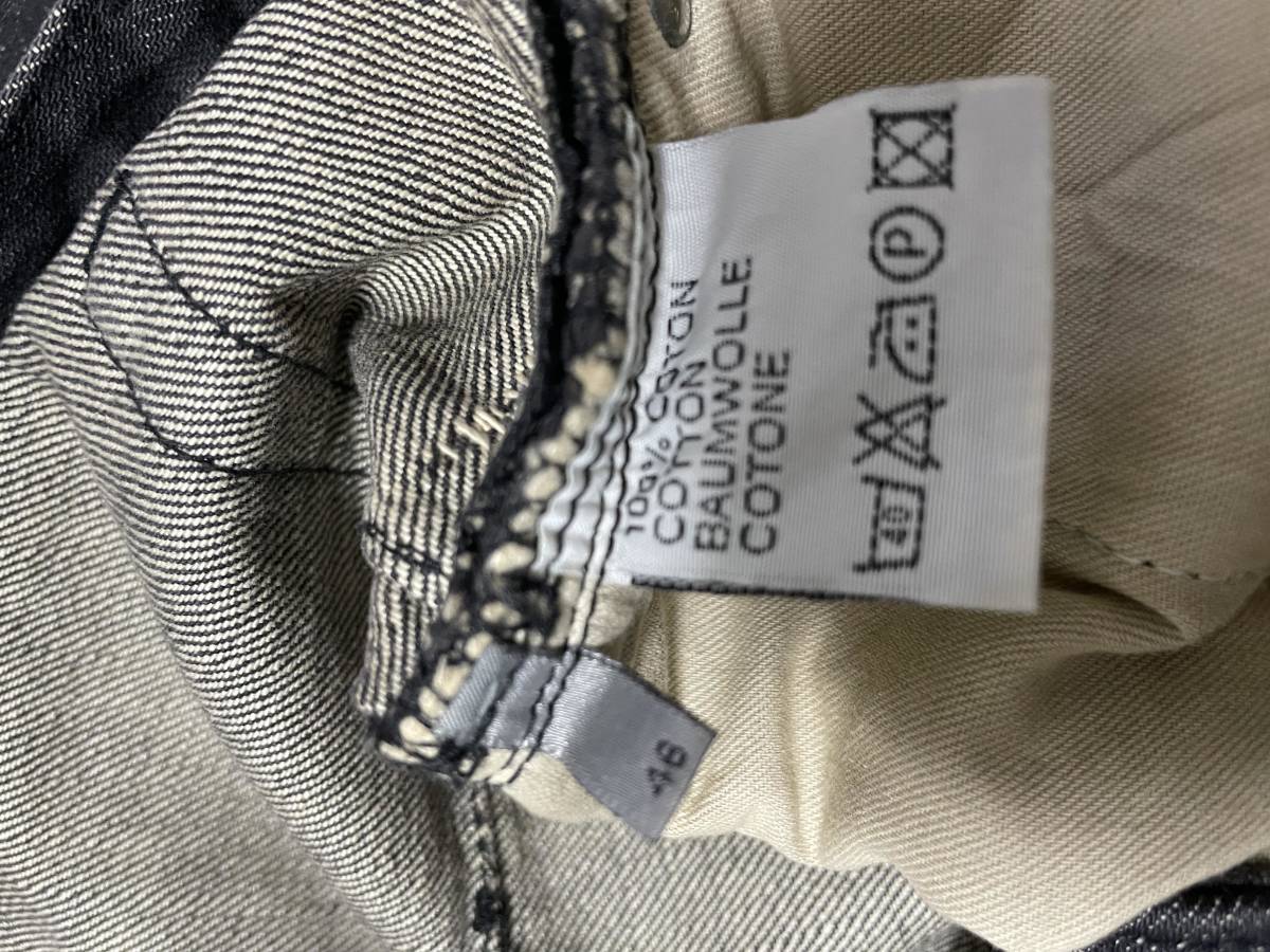 Dior homme ディオールオム 03SS エディ期 爪痕加工ブラック Dior homme ディオールオム 03SS エディ期 爪痕加工ブラック