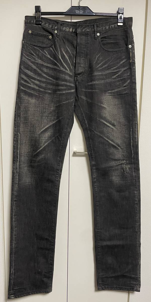 Dior homme ディオールオム 03SS エディ期 爪痕加工ブラック Dior homme ディオールオム 03SS エディ期 爪痕加工ブラック