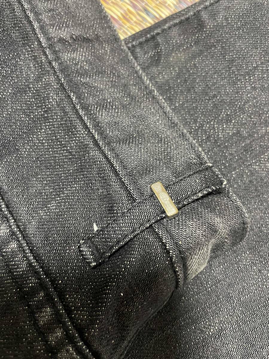 Dior homme ディオールオム 03SS エディ期 爪痕加工ブラック Dior homme ディオールオム 03SS エディ期 爪痕加工ブラック