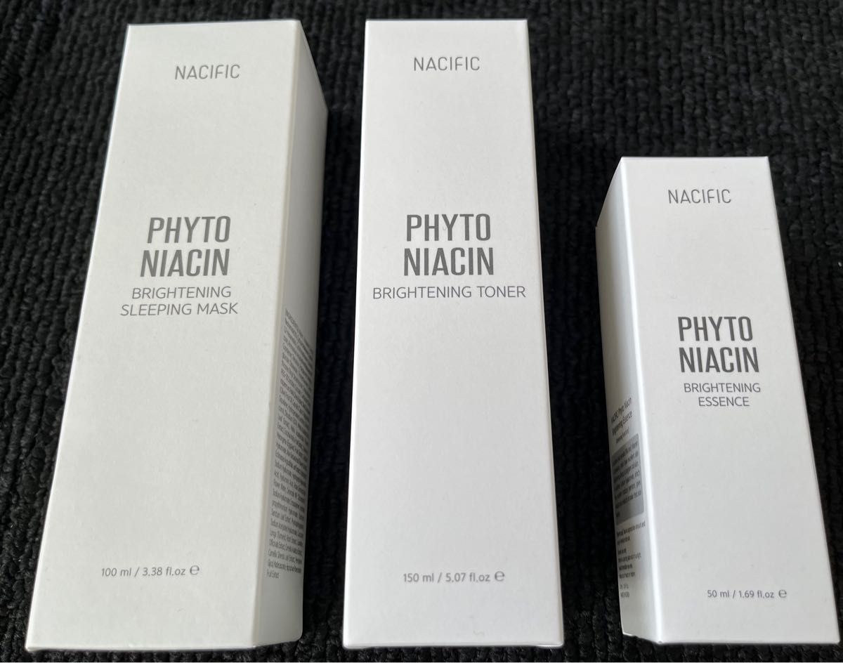 NACIFIC ナシフィック ネシフィック フィトナイアシンブライトニングシリーズ3点セット 美白 化粧水 美容液 クリーム