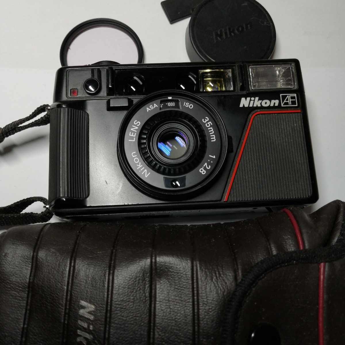 完動美品　Nikon L35AF ピカイチ　491　ISO1000 　コンパクトフィルムカメラ　