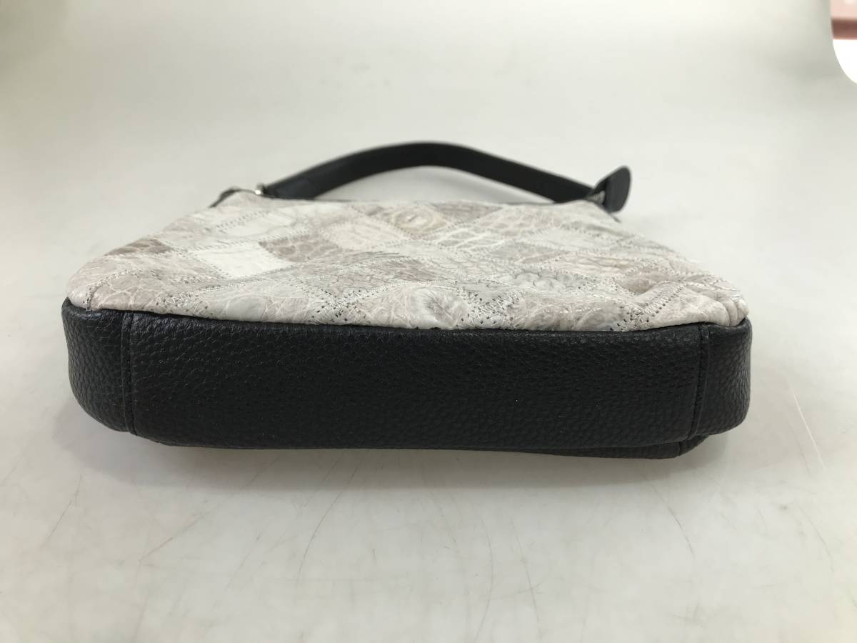 HG5128 crocodile original leather handbag shoulder bag black group with strap bag lady's 