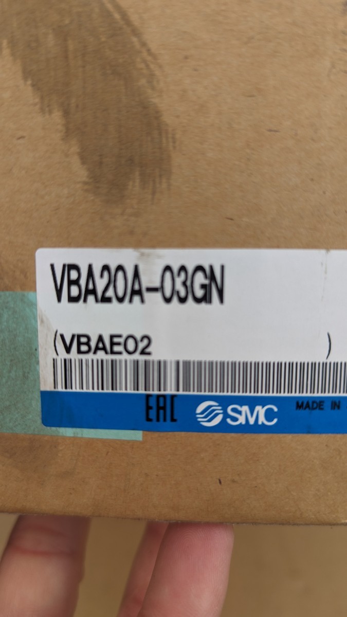 SMC 増圧弁 シリンダー VBA20A-03GN 未使用 コンプレッサー等に_画像6