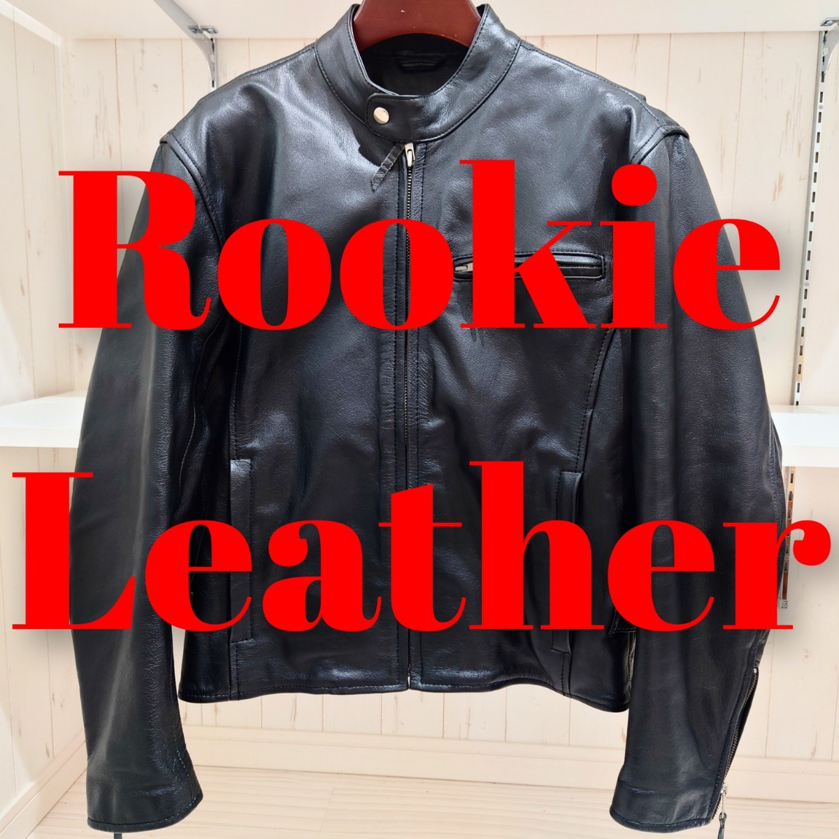 美品】Rookie Leathers レザージャケット ライダースジャケット