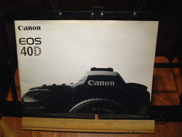 Canon EOS-40D カタログ_画像1