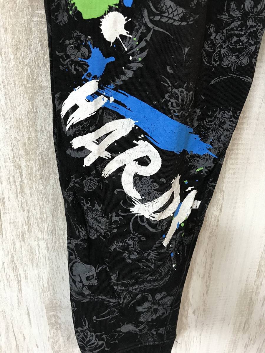 P219☆【ペンキステッチ テーパード スウェット パンツ】Ed Hardy エド