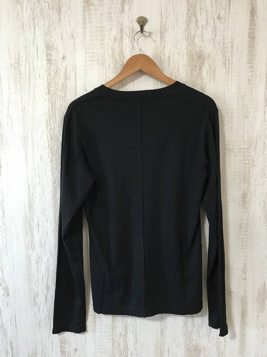 at558☆【カットソー】HELMUT LANG ヘルムートラング S 黒_画像3