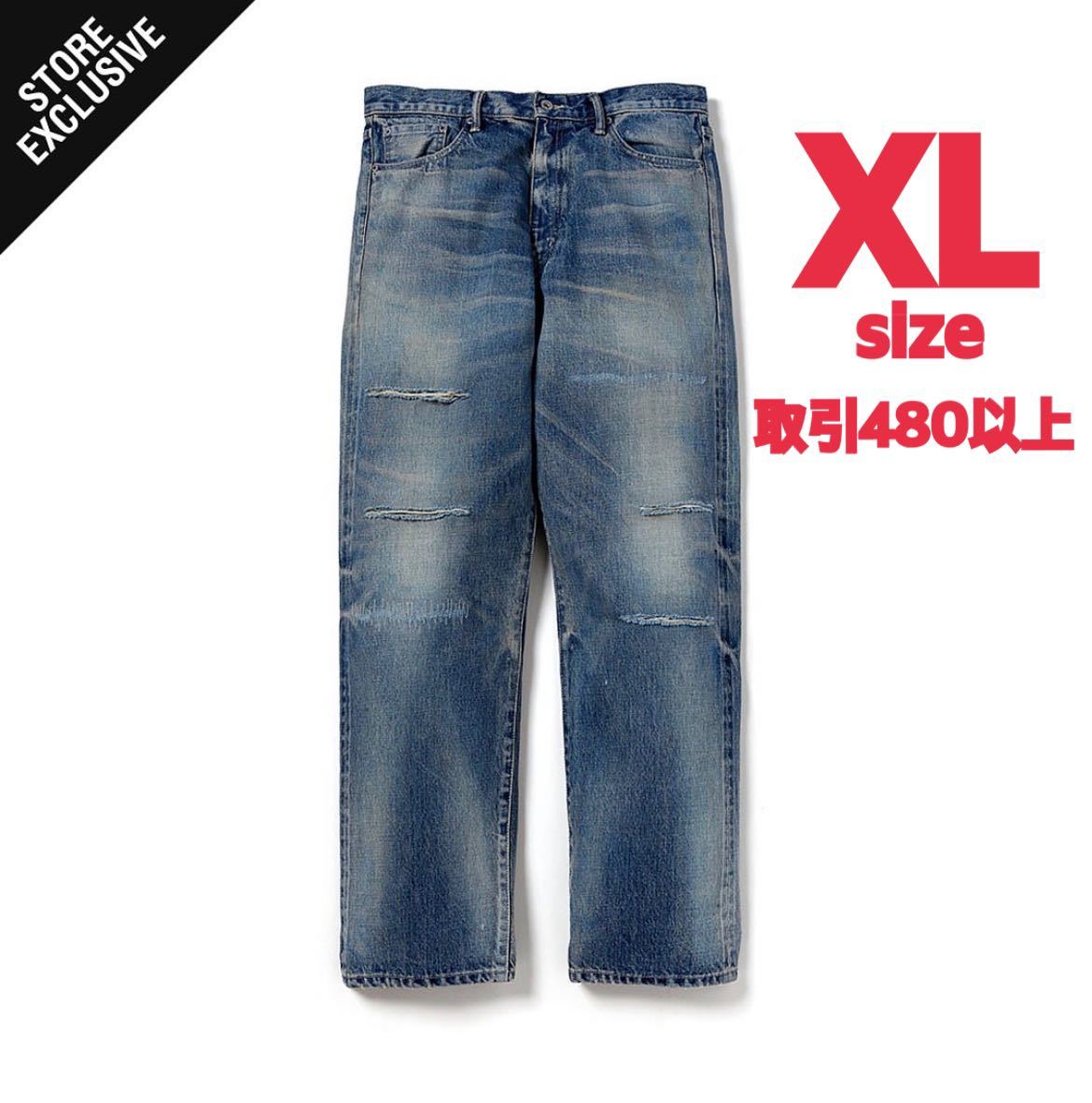 NEIGHBORHOOD 伊勢丹限定 SAVAGE DENIM DP BASIC DENIM PANTS INDIGO XLサイズ ネイバーフッド  ISETAN サベージ デニム ベーシック パンツ