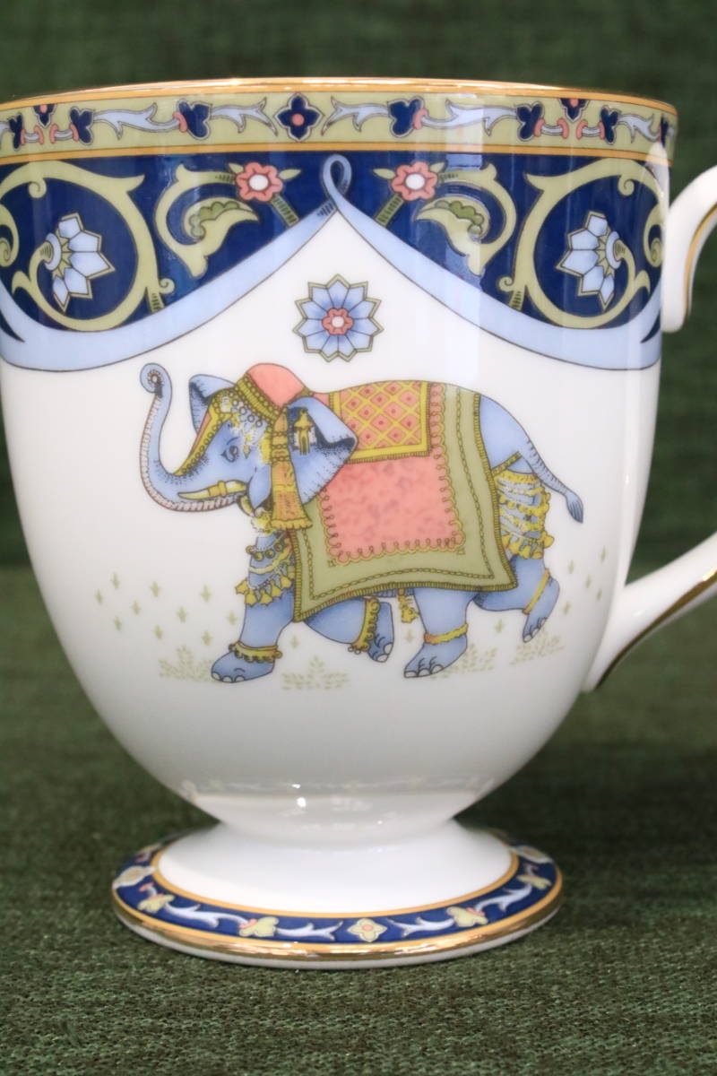 あ//A5985 【未使用・展示・保管品】WEDGWOOD ウェッジウッド　ブルーエレファント　マグカップ　2客_画像5