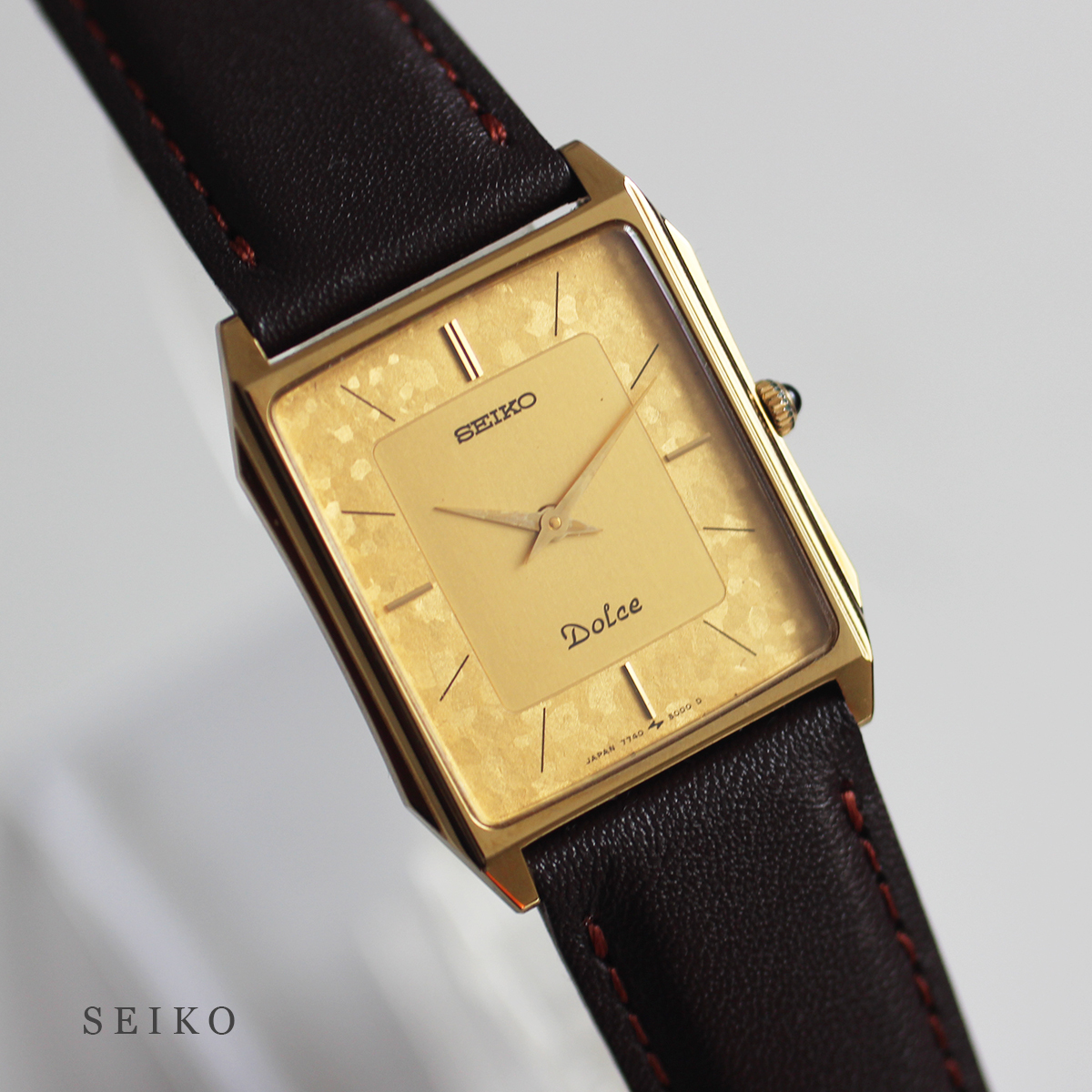 電池交換済 稼働品 セイコー ドルチェ SEIKO DOLCE 7740-5000 メンズ