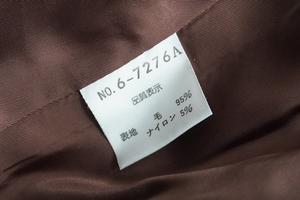 ケイコ キシ KEIKO KISHI 変形 ウール コート レディース ブラウン 茶 系 ファッション アウター ジャケット_画像8