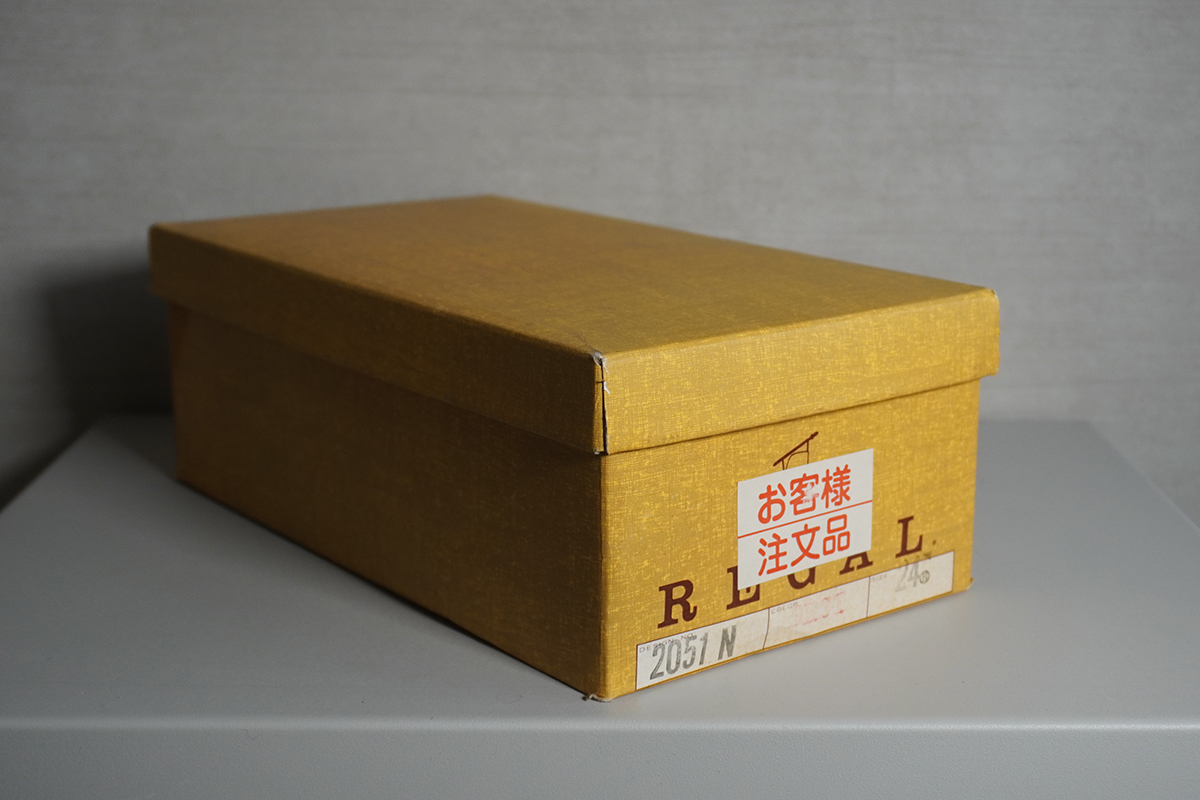 未使用 美品 BOX 有 リーガル REGAL 2051 オックスフォード サドル シューズ 23 レザー 本革 バイカラー メンズ 靴 ファッション_画像9