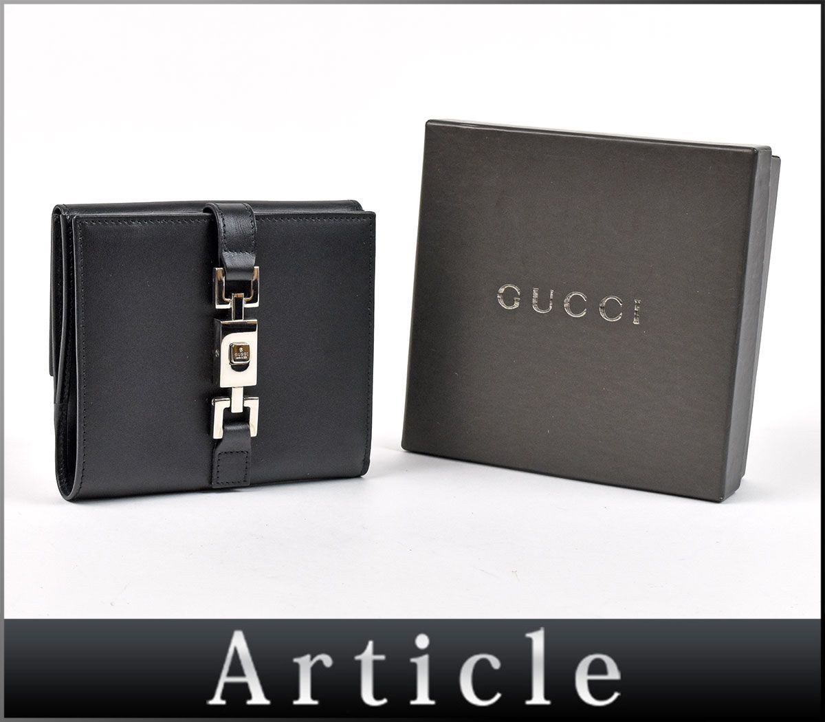 ◇美品 GUCCI グッチ ジャッキー 二つ折り財布 ウォレット