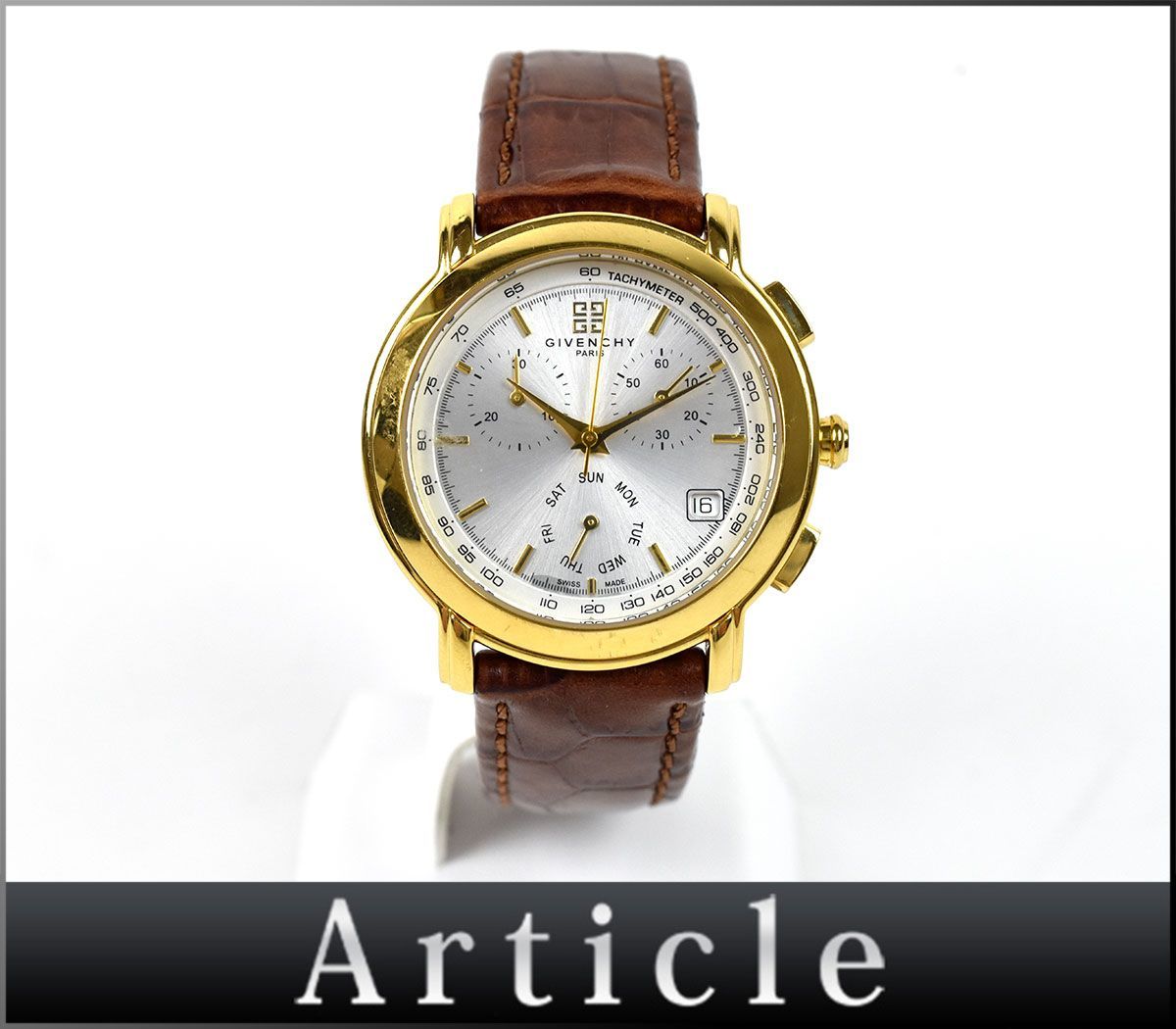 159480◇ 動作確認済 GIVENCHY ジバンシィ メンズウォッチ 腕時計