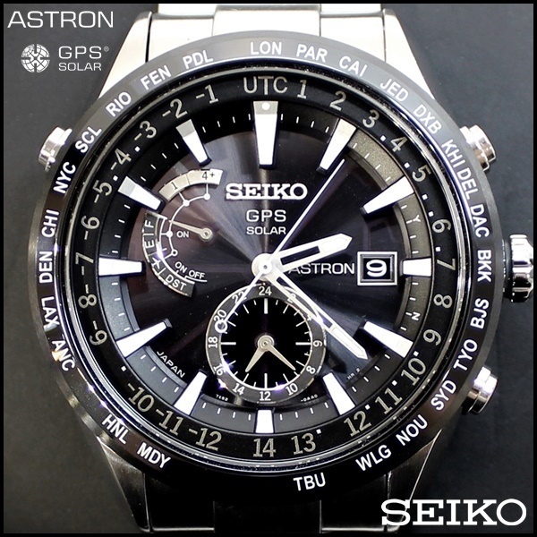 【2021年8月修理OH済】ASTRON SBXA021 7X52-0AE0 SEIKOアストロン GPS ソーラー電波 セイコー