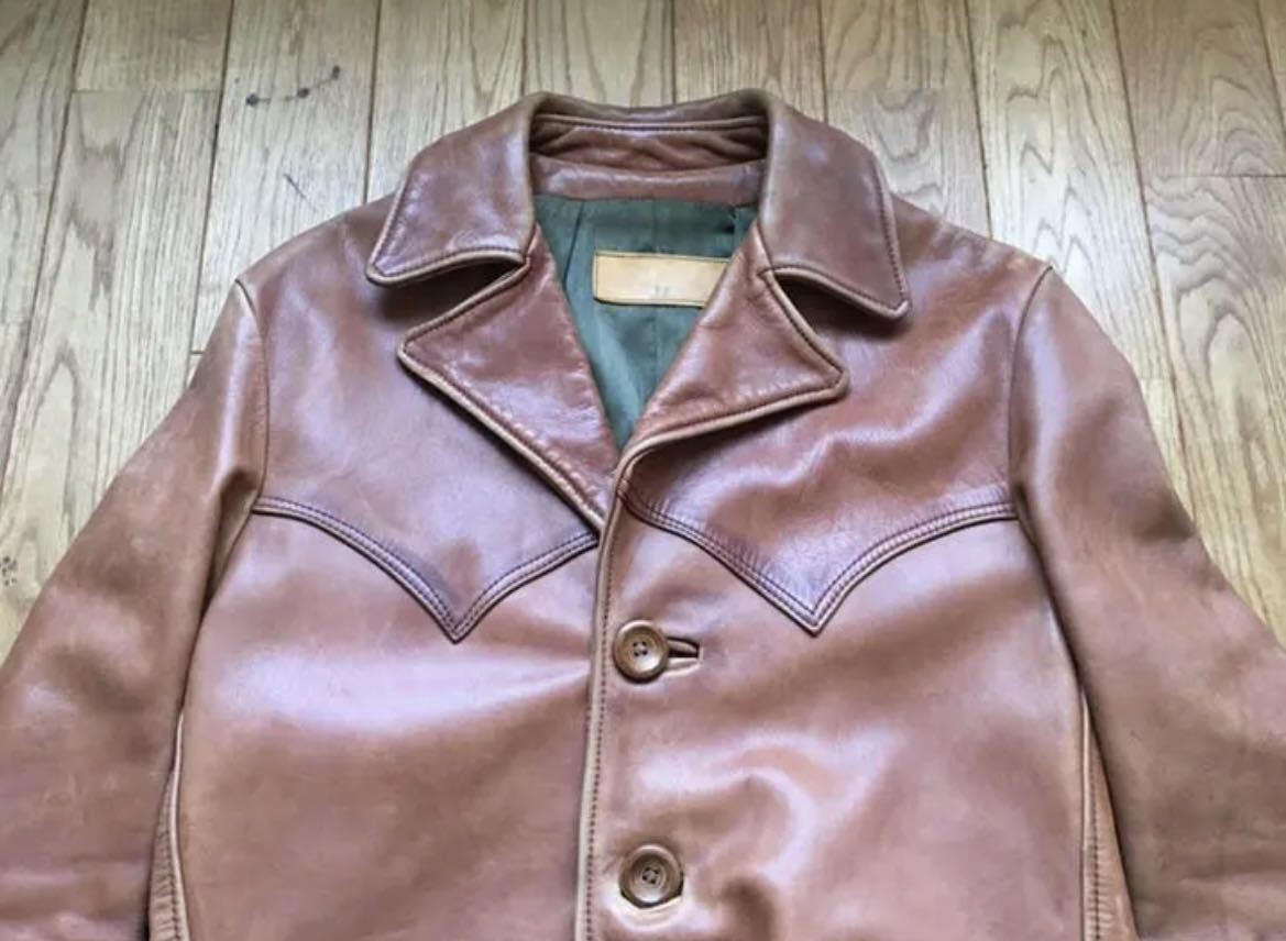 walter dyer leather jacket ビンテージレザージャケット検)70’s EastWest