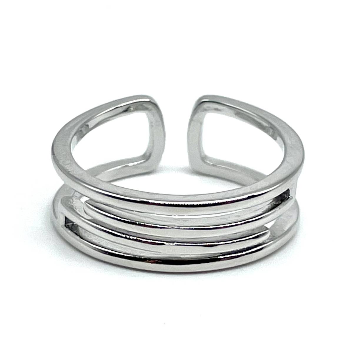  design open ring * ring men's silver silver 16 number new goods unused ring silver ring casual mode Korea [PN261-1]