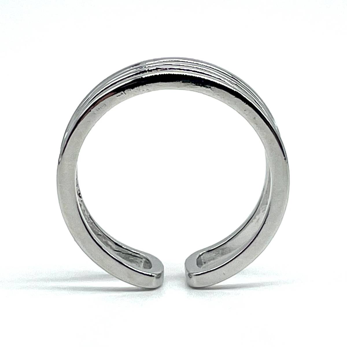  design open ring * ring men's silver silver 16 number new goods unused ring silver ring casual mode Korea [PN261-1]