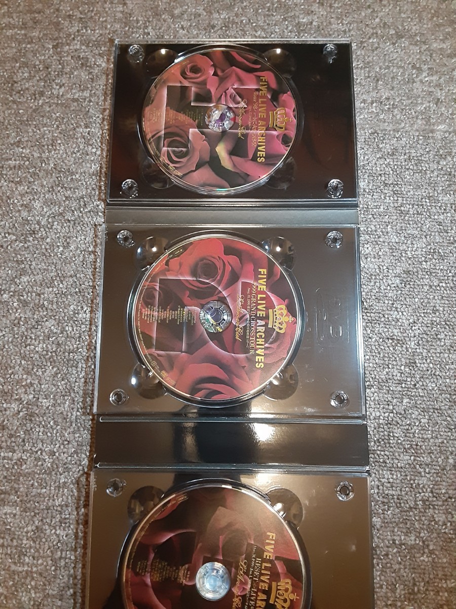 【L’Arc~en~Ciel】FIVE LIVE ARCHIVES【完全生産限定盤】 [DVD]ラルクアンシエル DVD BOX_画像10
