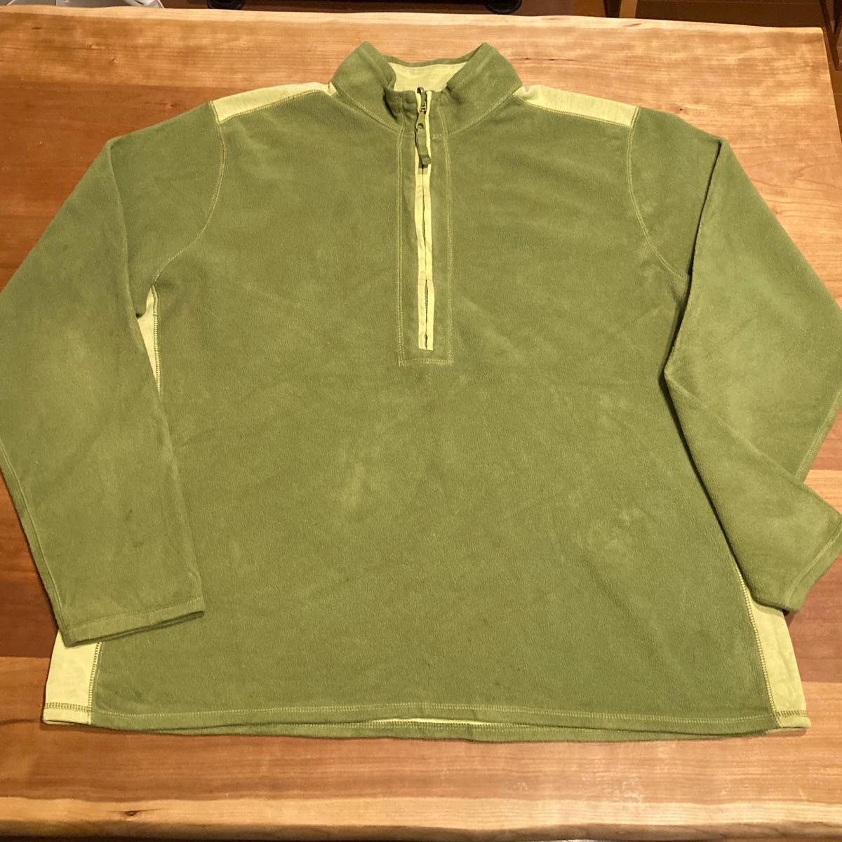 【3月末までセール中】 EddieBauer  ハーフジップフリースジャケット　レディースXL（XXL）メンズ可　F178 37