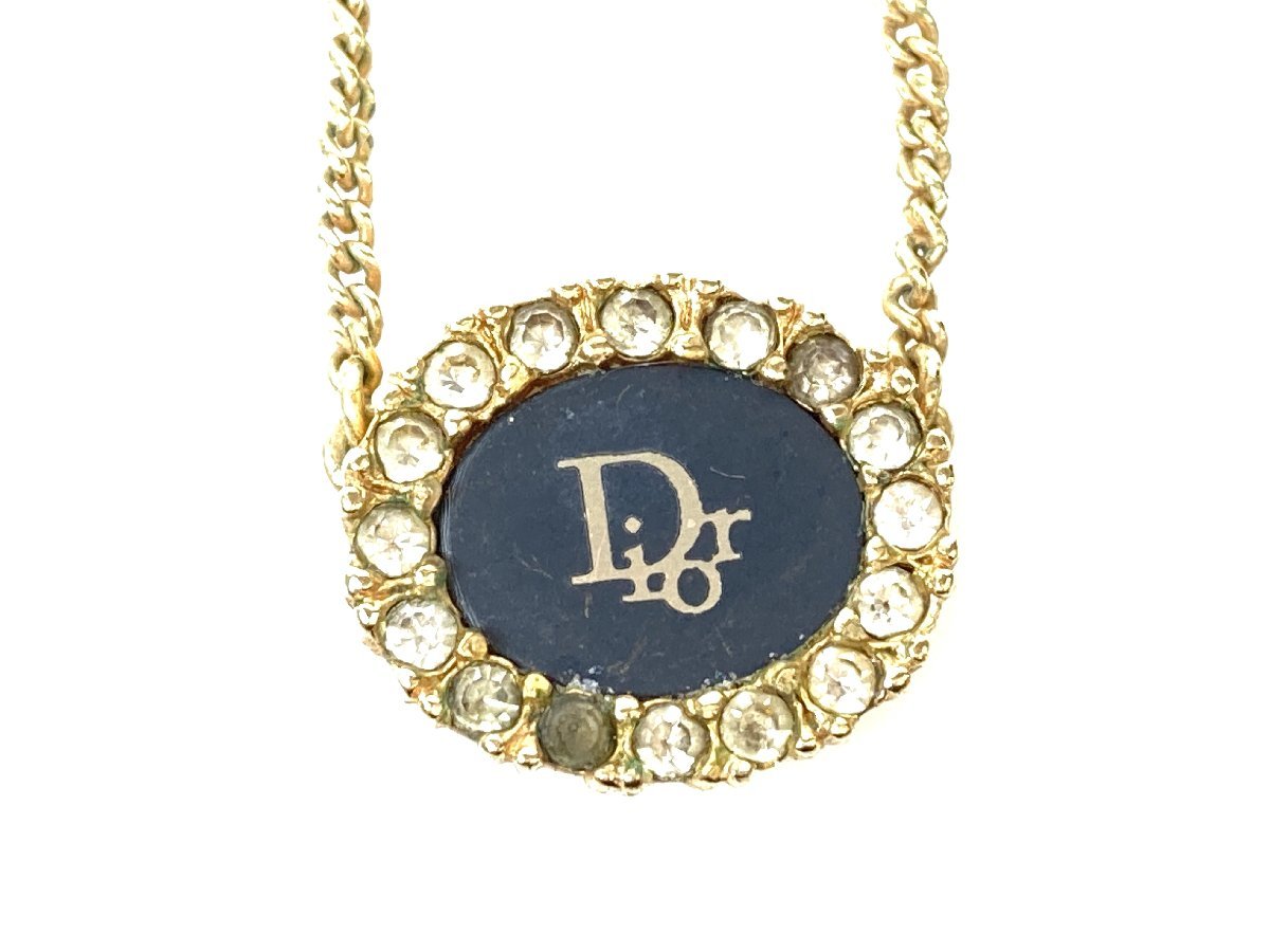 完売 クリスチャン・ディオール Christian Dior ロゴ ラインストーン