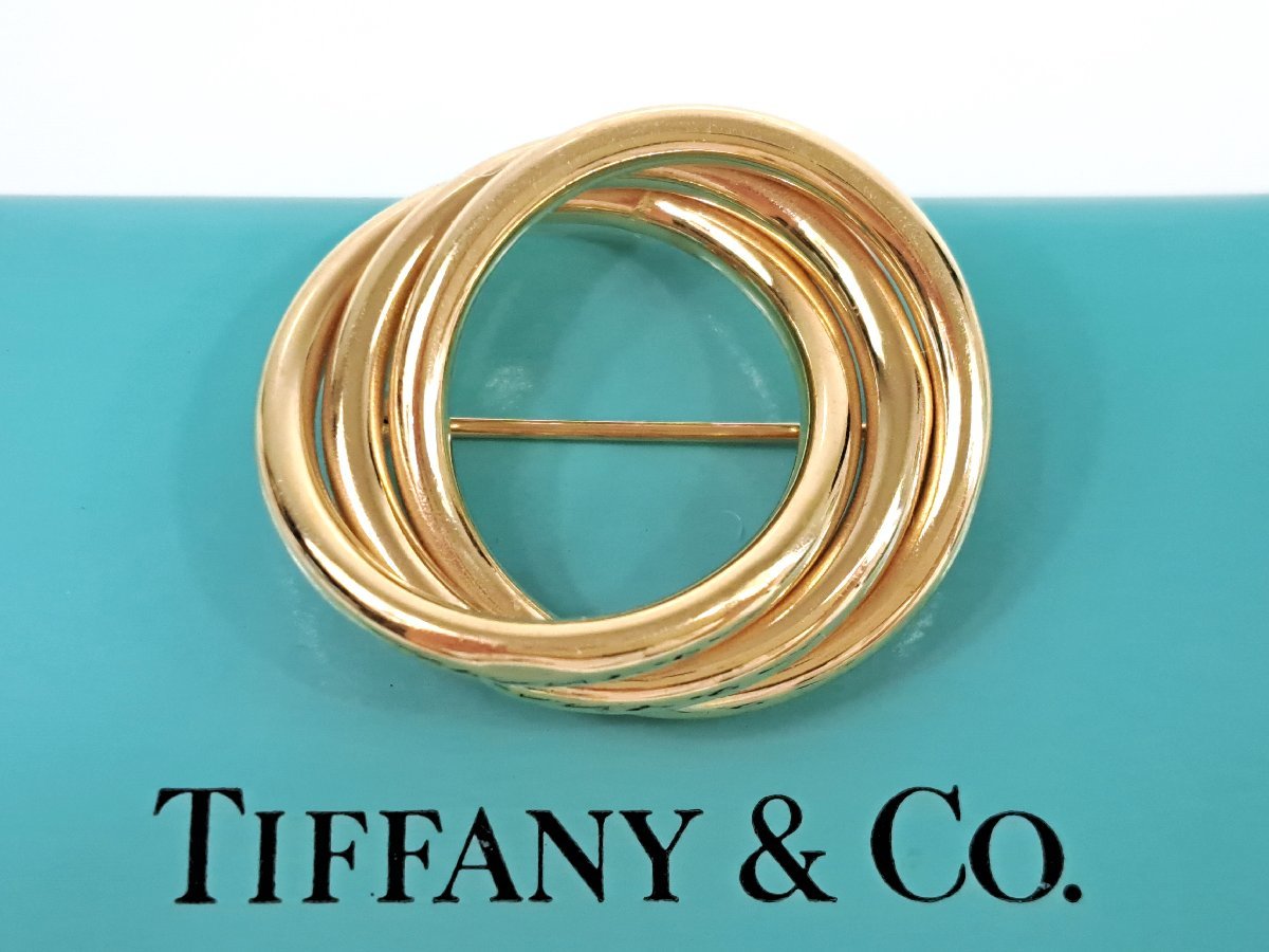 GINGER掲載商品】 希少 ティファニー TIFFANY トリプルサークル