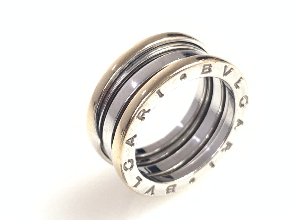 未使用品】 ブルガリ BVLGARI ビーゼロワン 3バンド リング 指輪