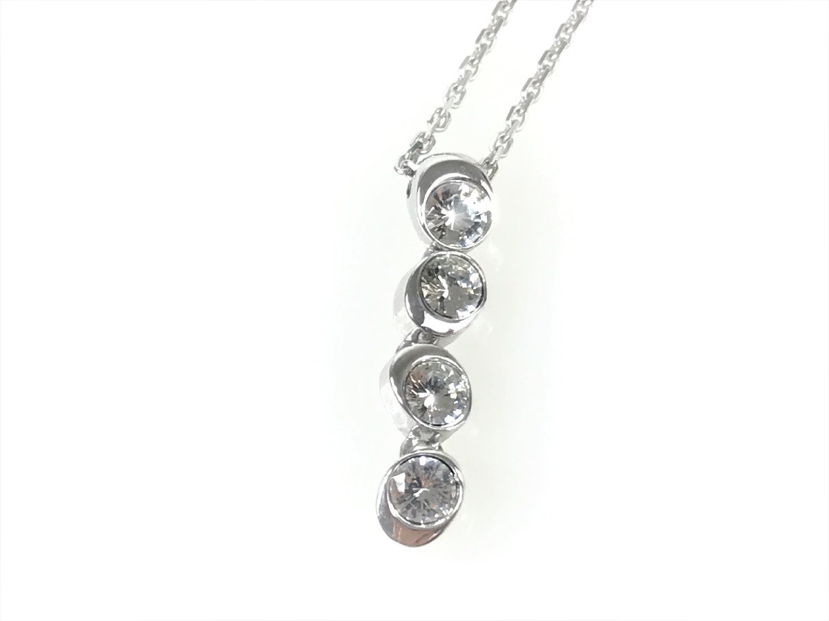 正規代理店 スワロフスキー SWAROVSKI 4連クリスタル ネックレス