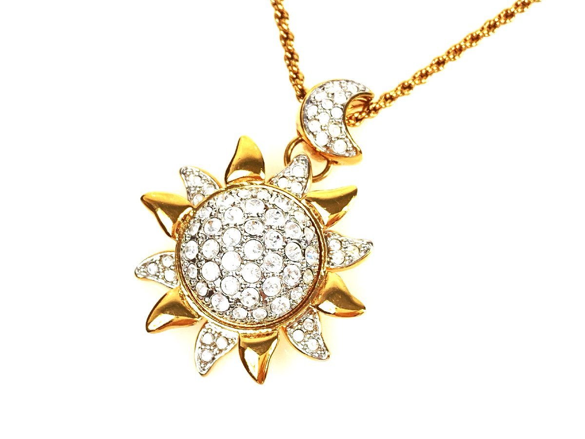 超美品の スワロフスキー SWAROVSKI 太陽/月 SUN/MOON クリスタル