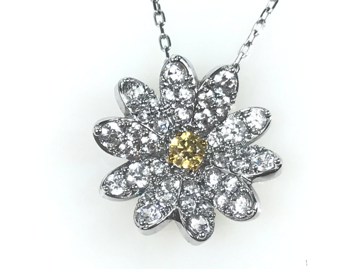 独特の素材 SWAROVSKIロザリオネックレスベージュ完全オリジナル