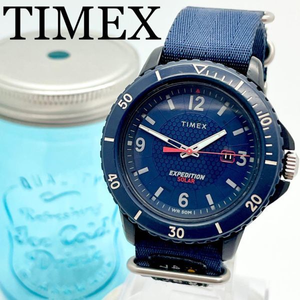 早い者勝ち 14 TIMEX タイメックス時計 メンズ腕時計 ネイビー 箱付き