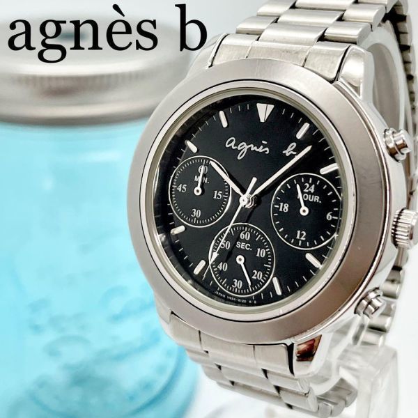 税込) 165 agns アニエスベー時計 レディース腕時計 クロノグラフ 人気