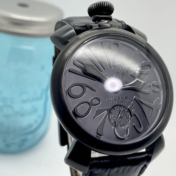 新品本物 368 ガガミラノ時計 メンズ腕時計 マヌアーレ48 手巻き