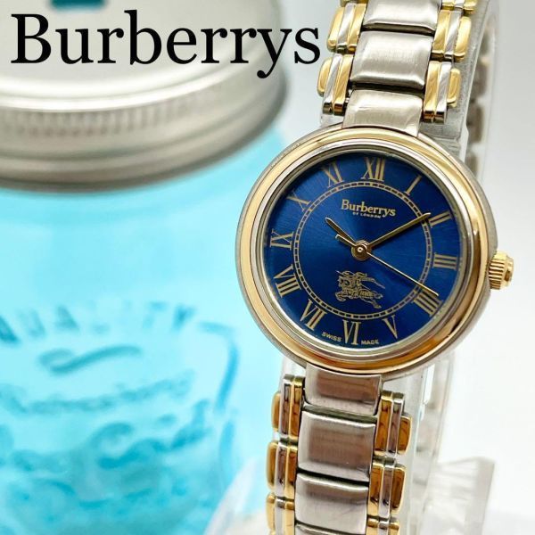 最も優遇の 377 Burberrys バーバリー時計 レディース腕時計 ネイビー