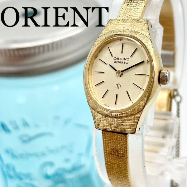 正規店仕入れの 460 ORIENT オリエント時計 レディース腕時計 ゴールド