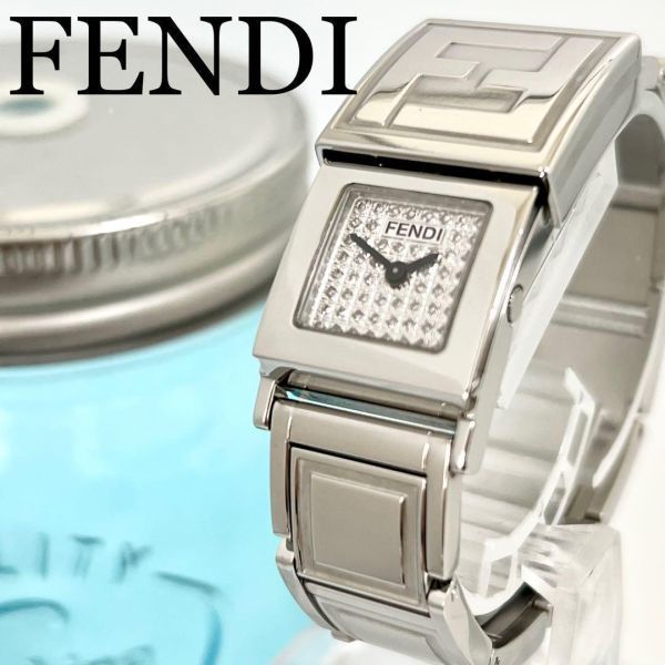 478 FENDI フェンディ時計 レディース腕時計 ダイヤ シークレットブレス-