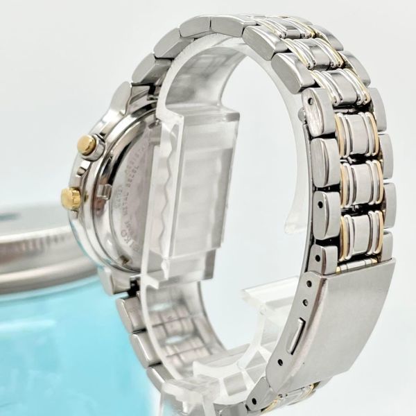 378 SEIKO セイコー時計 メンズ腕時計 コンビ AGS 自動巻き détails d