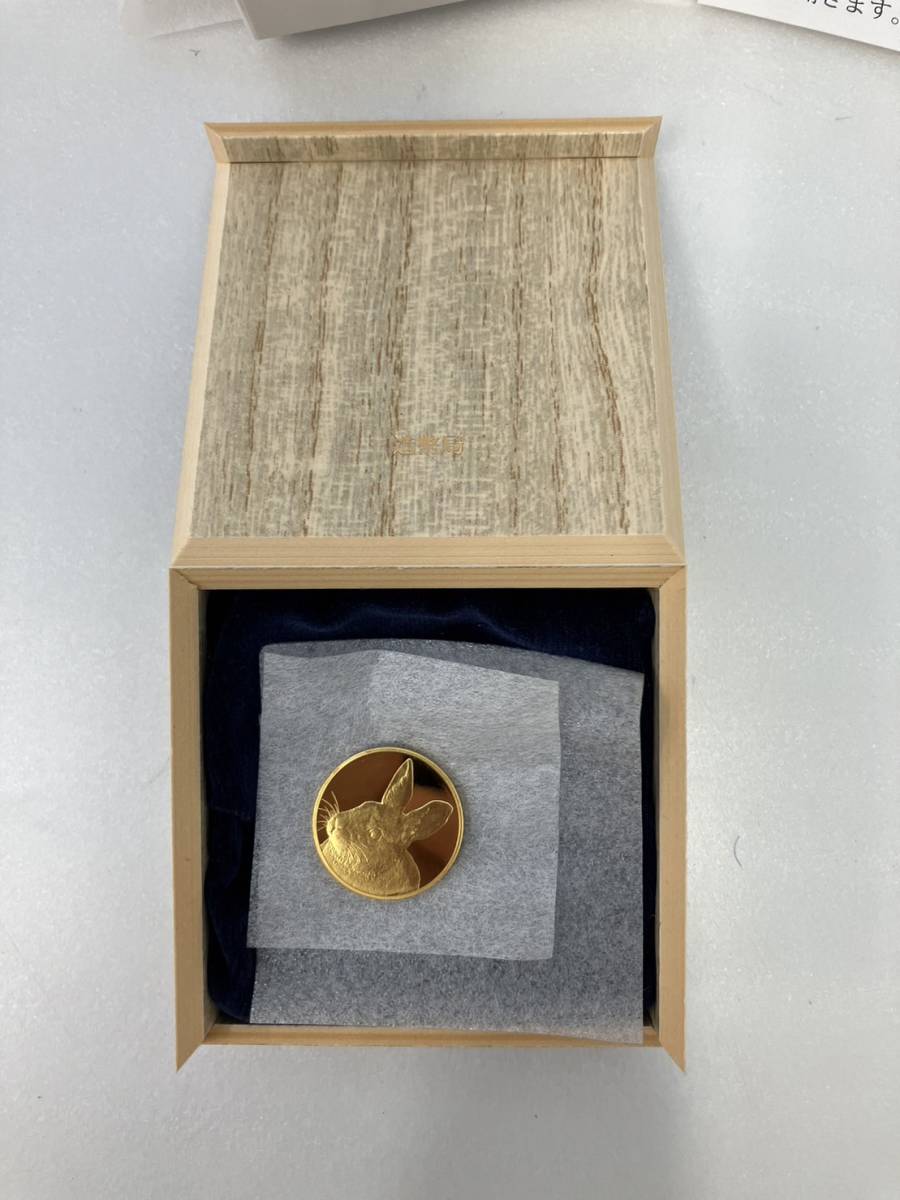 K24 純金干支メダル 卯 造幣局 (金)｜売買されたオークション情報