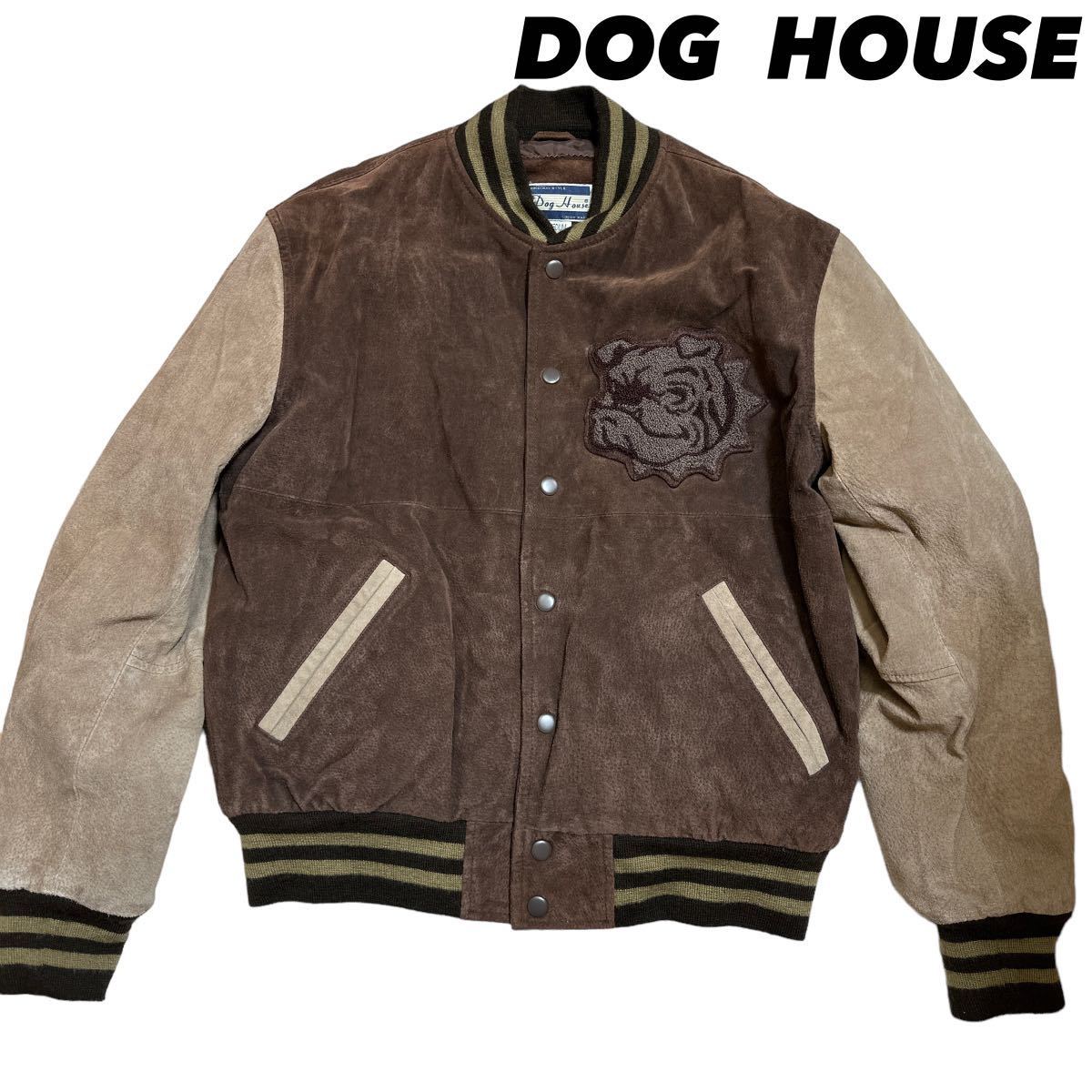 Yahoo!オークション - DOG HOUSEドッグハウススタジャン 本革総 Yahoo!オークション - DOG HOUSEドッグハウススタジャン 本革総