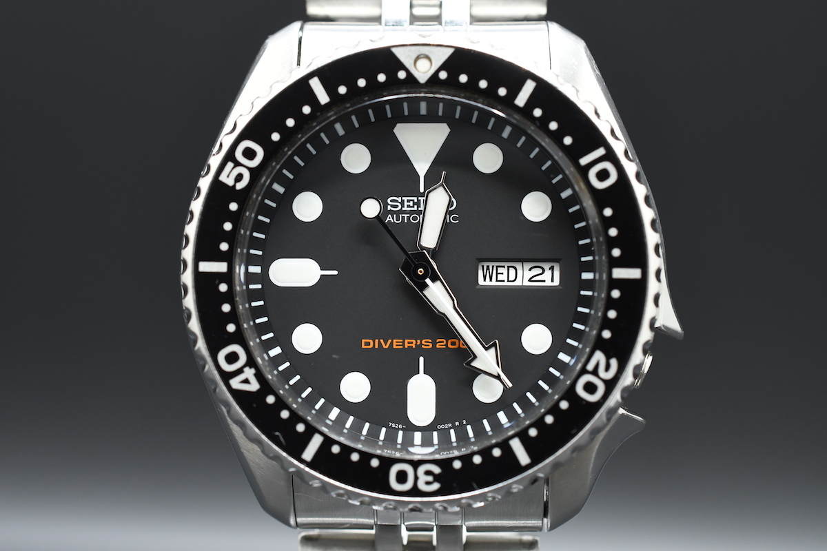 ジャンク品 SEIKO DIVER`S 200m Ref：7S26-0020 セイコー ダイバー デイデイト 自動巻 腕時計