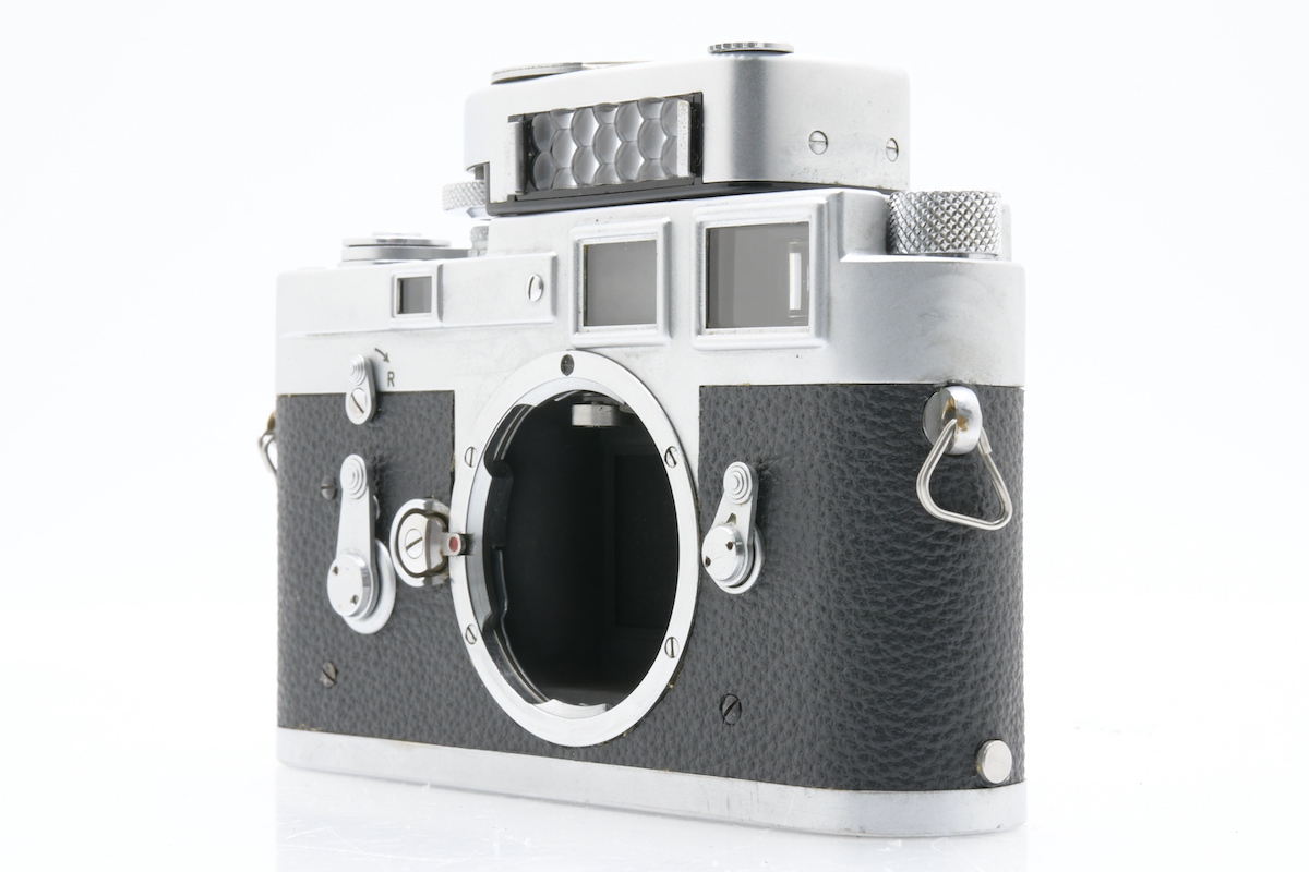 Leica M3 後期型 シングル シルバーボディ + METER MC ライカ レンジファインダー フィルムカメラ ジャンク品_画像8