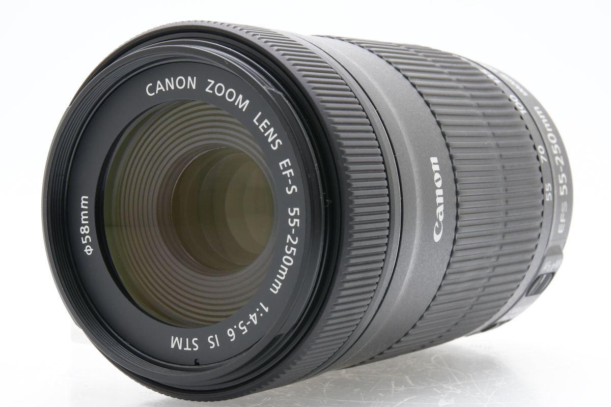 CANON ZOOM LENS EF-S 55-250mm F4-5.6 IS STM EFマウント キヤノン