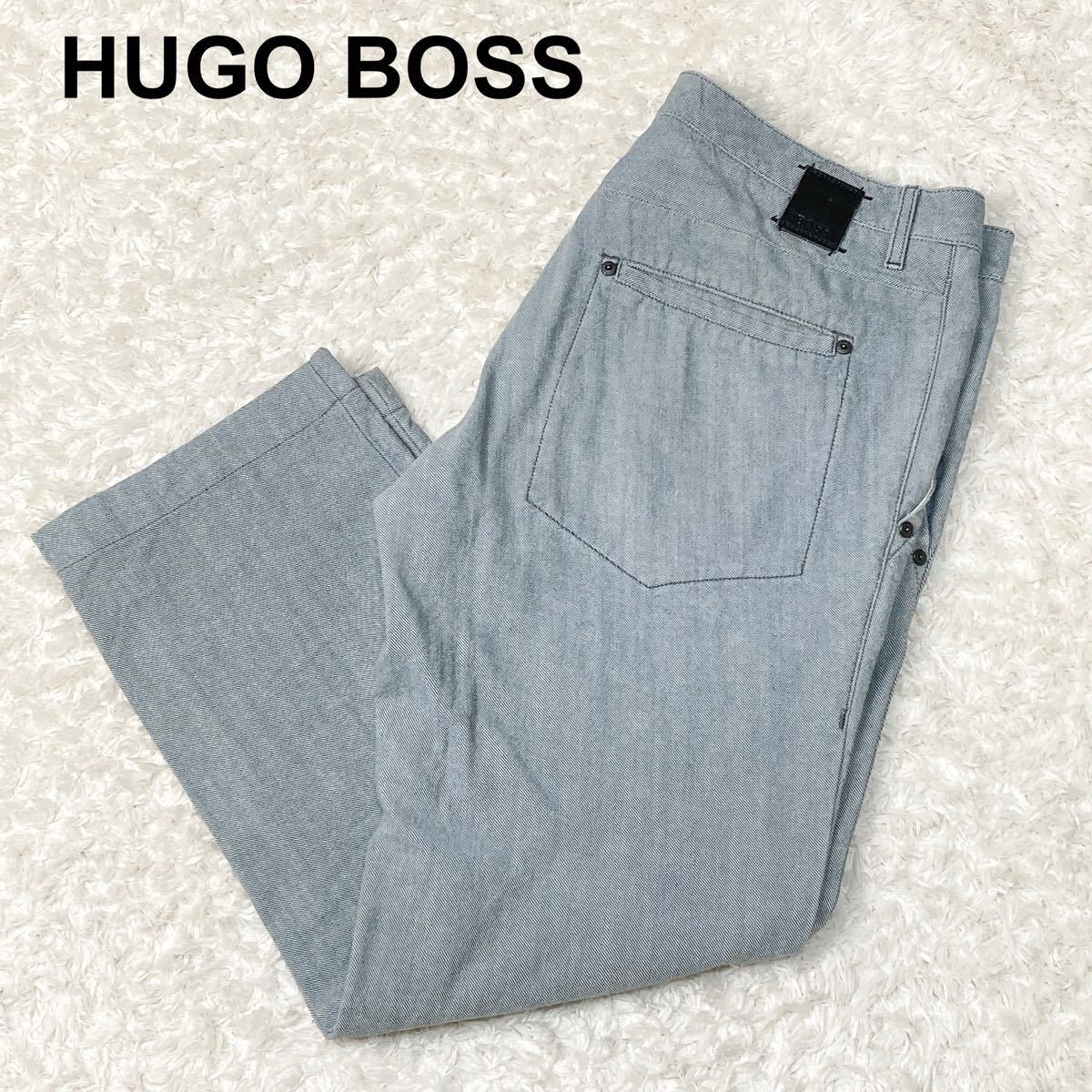 HUGO BOSS ヒューゴボス デニム パンツ W36 L34 XL相当 大きいサイズ メンズ B102317-40_画像1