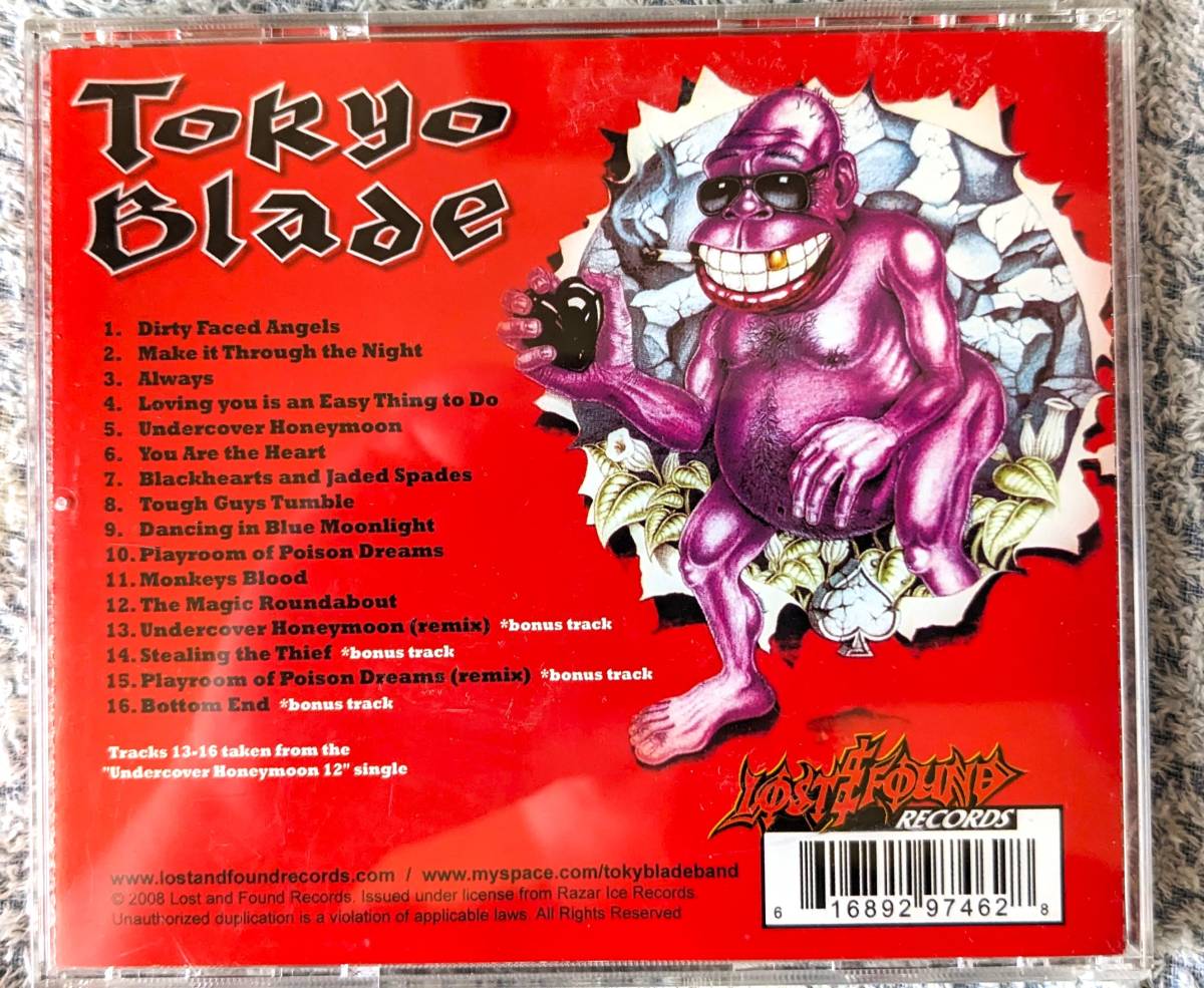 Black Hearts & Jaded Spades Tokyo Blade 　輸入盤（再発）　ブラックハーツ&ジェイディッド・スペイズ_画像2