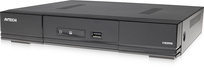 AVTECH◆5MP/IP/TVI/CVI/AHD/CVBS対応4chハイブリッドレコーダーITV-5M4005AV 2TBモデル◆多言語対応モデル!