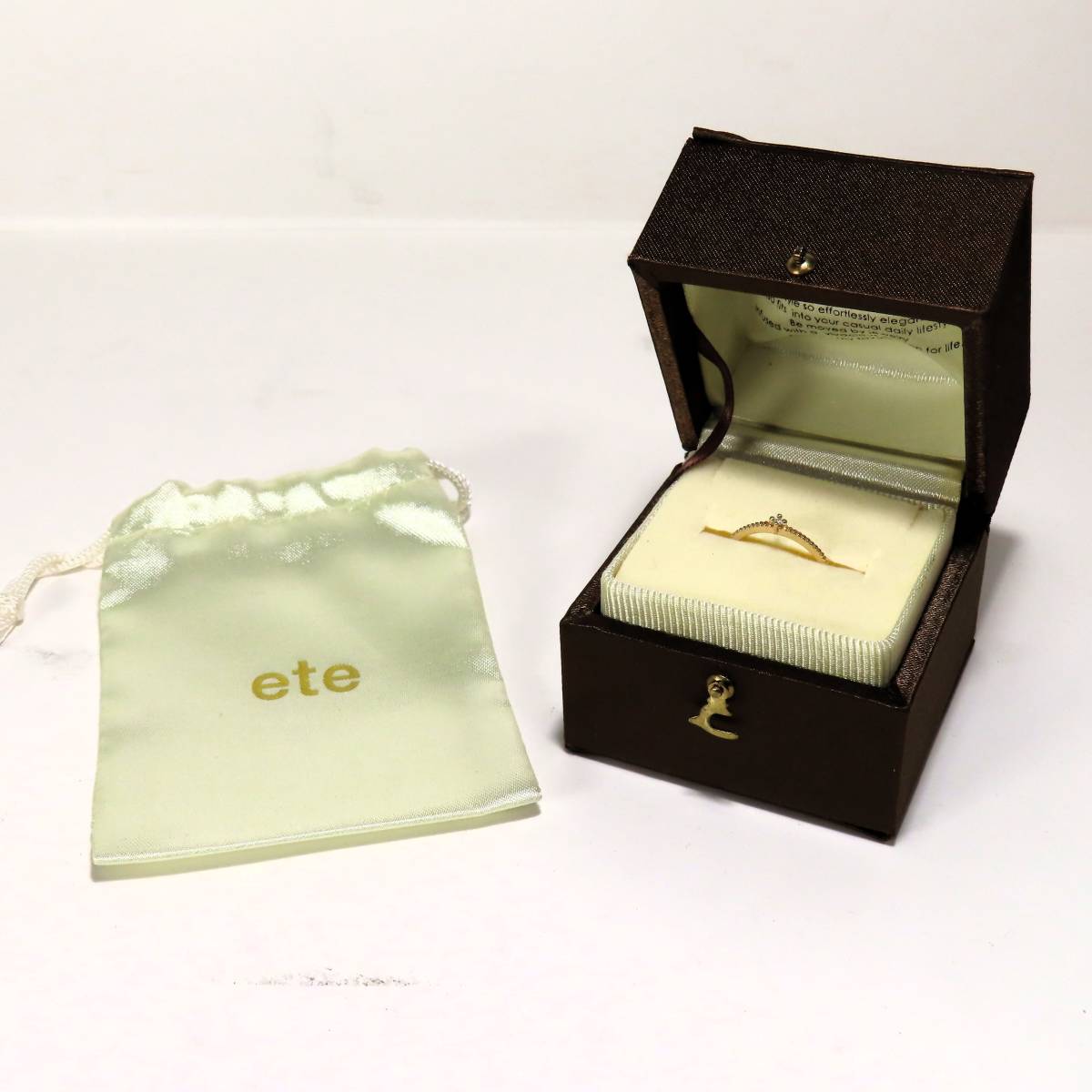 新品同様 美品 ete エテ K10YG イエローゴールド ダイヤモンド 新品同様 美品 ete エテ K10YG イエローゴールド ダイヤモンド