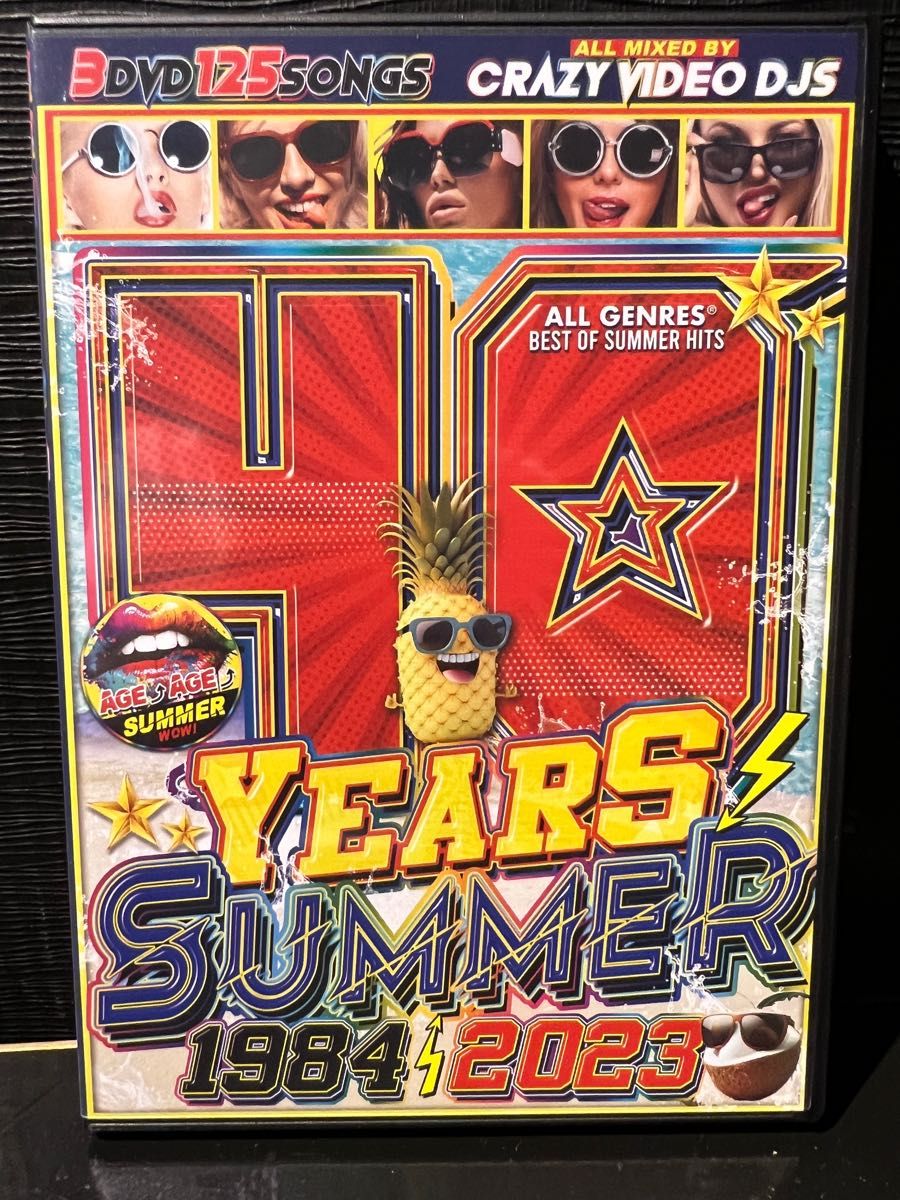 ALL GENRES BEST OF SUMMER HITS 40 YEARS SUMMER 1984-2023!DVD3枚組